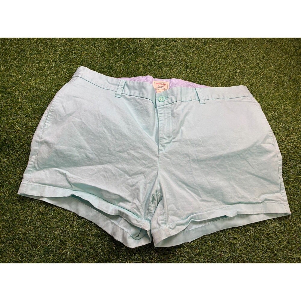 Gap Khakis Women’s Mint Green Chino Shorts Size 18 The 4” Short Cotton